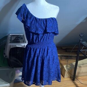 Love Reign Lace One-Shoulder Minidress